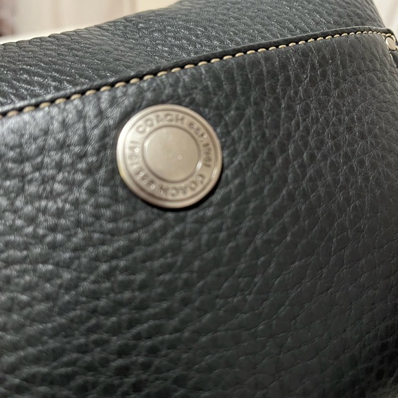 Genuine Leather Pebbled Coach Bag! - Picture 3 of 6
